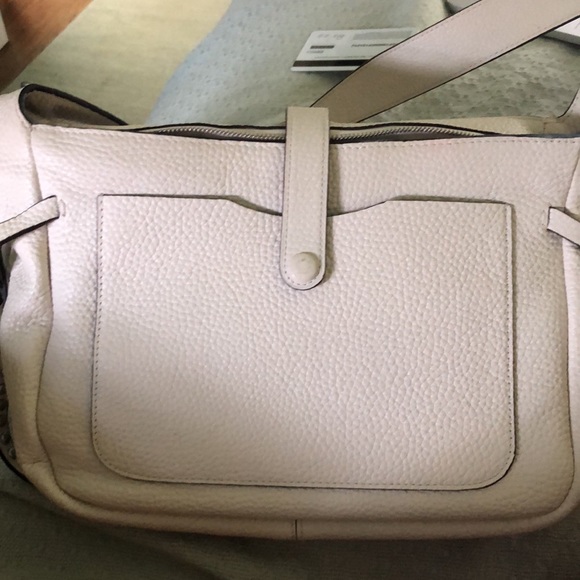 Coach Dakota Rivets Flap Top Chalk Leather Bag - Picture 12 of 12